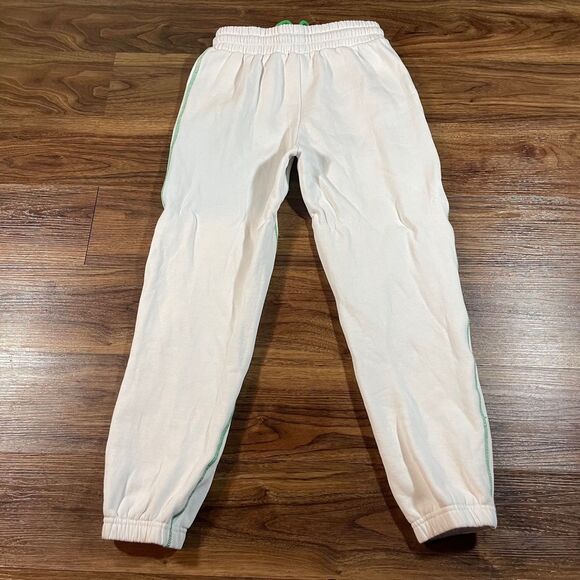 Forever 21 x Ron Bass Embroidered Sweatpant Black Is Power Colorful Women S FLAW - Picture 6 of 7